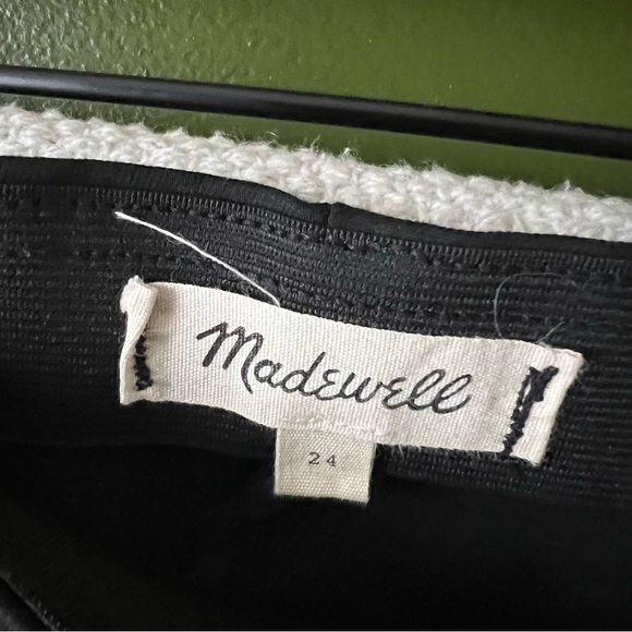 MADEWELL Fraser Slim Pants black size 24 - Picture 7 of 7